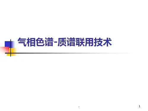 GC-MS在药学研究中技术与应用PPT课件