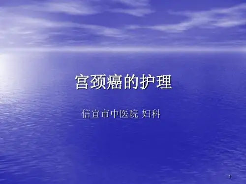 宫颈癌的护理ppt课件