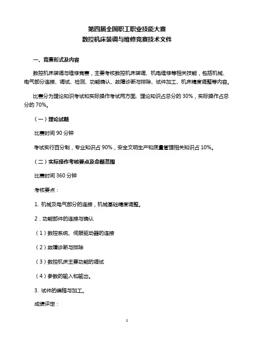 数控装调与维修竞赛技术文件