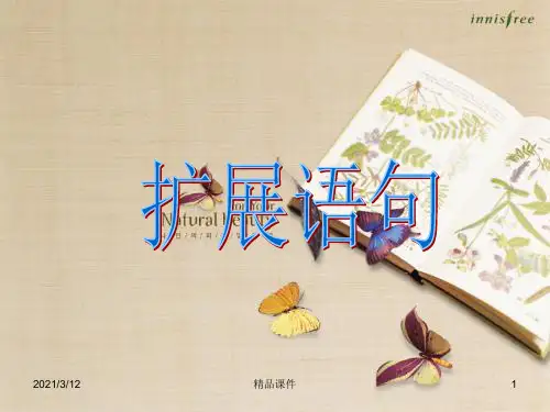 2020高考扩展语句(修改)ppt课件
