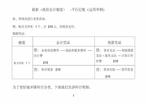 最新政府会计制度-平行记账(运用举例)-新版.pdf