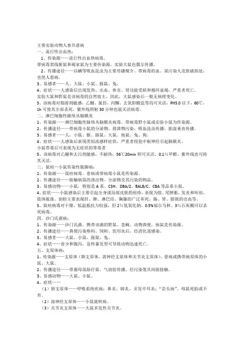 人畜共患病
