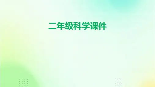 二年级科学课件