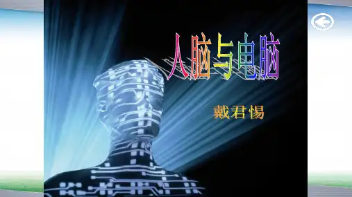 人脑与电脑说课课件