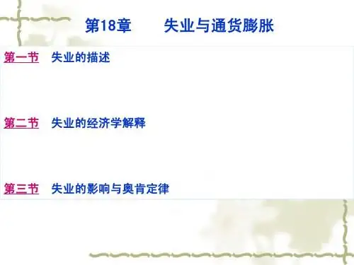 宏观经济学__失业