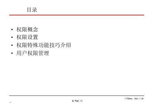 SAP权限讲解PPT课件