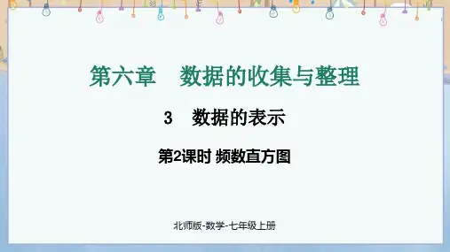2024年新北师大版7年级上册数学教学课件 第6章 6.3 第2课时 频数直方图