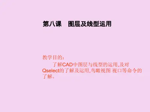 CAD图层及线型应用ppt课件