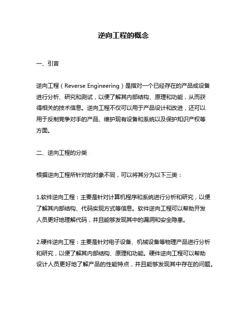 逆向工程的概念