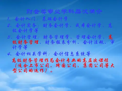 财务战略管理概述PPT50页