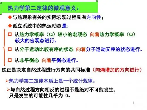大学物理第四章2熵与熵增加原理