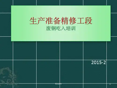 《废钢吃入培训》PPT课件