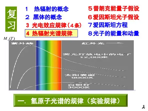 17.3  氢原子光谱 玻尔的氢原子理论2