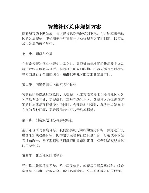 2023-智慧社区总体规划方案-1