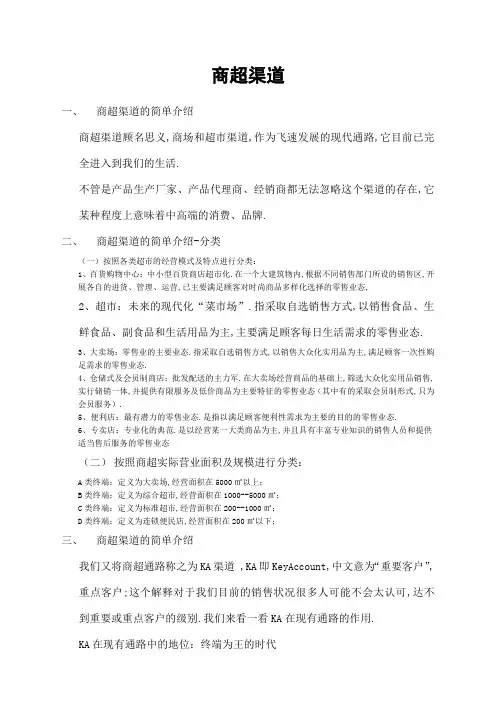 商超渠道运营讲解