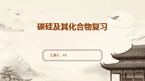 碳硅及其化合物复习