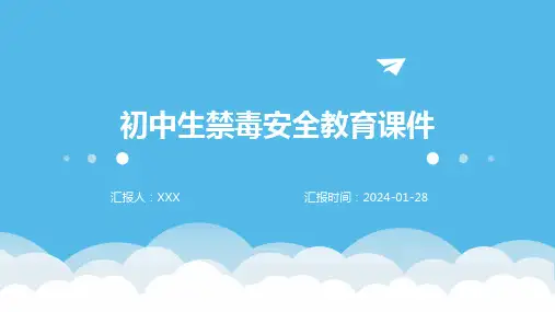 初中生禁毒安全教育课件