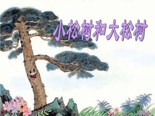 《小松树和大松树》PPT课件