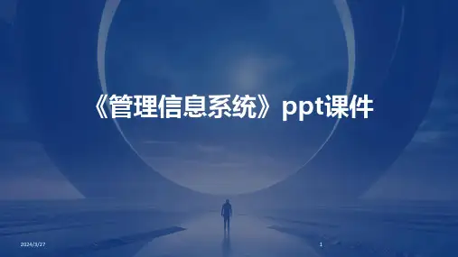 《管理信息系统》ppt课件-2024鲜版