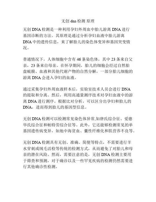 无创dna检测 原理