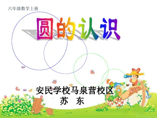 圆的认识(六年级数学上册)