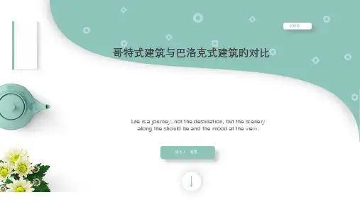 哥特式和巴洛克式建筑对比