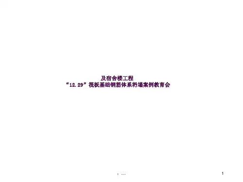 清华附中1229钢筋坍塌事故案例教育ppt课件