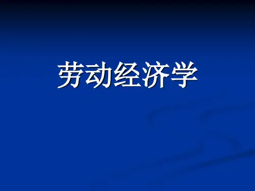 劳动经济学