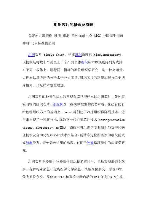 组织芯片的概念及原理