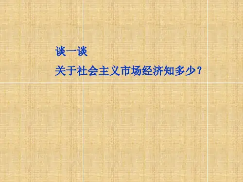 完善社会主义市场经济体制
