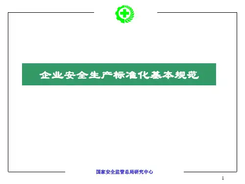 企业安全生产标准化基本规范(AQ T9006-2010)