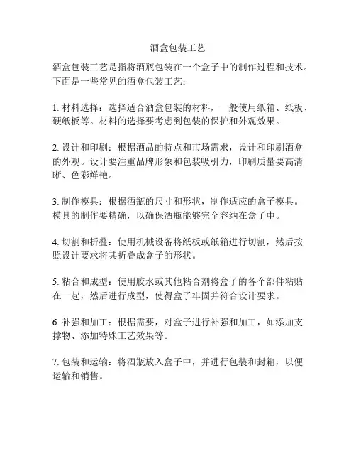 酒盒包装工艺