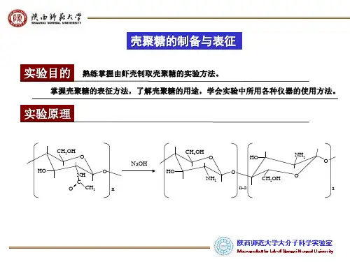 壳聚糖的制备与表征(精)