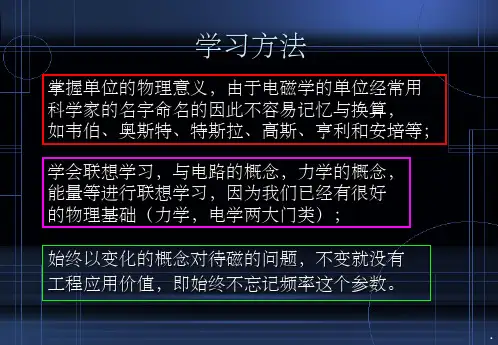 磁的基本概念ppt课件