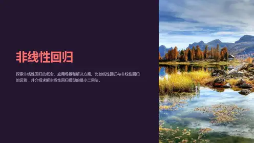 《非线性回归》课件