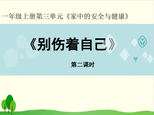 道德与法治《别伤着自己》PPT课件-完美版27