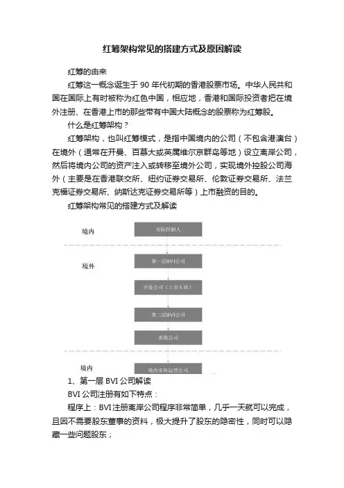红筹架构常见的搭建方式及原因解读