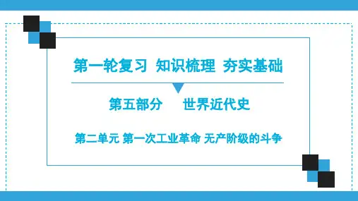 广东省中考历史一轮复习课件：  中国史、世界史 知识梳理  夯实基础（ 21份打包）