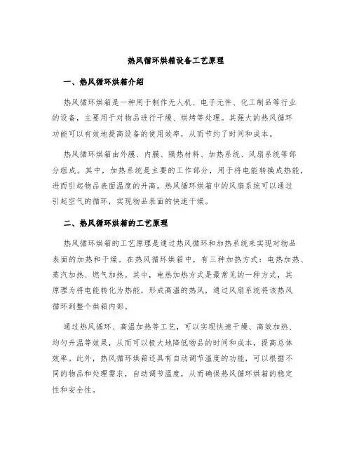 热风循环烘箱设备工艺原理