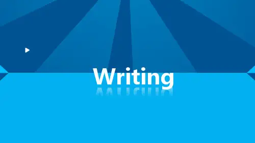 高中英语二轮复习 写作技巧指导课件(共59张PPT)