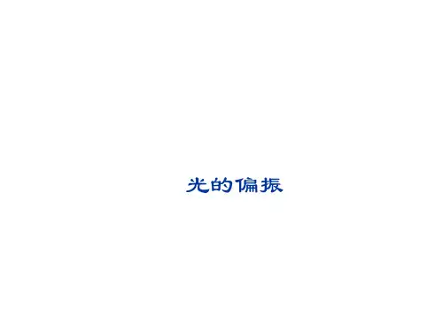 光的偏振课件