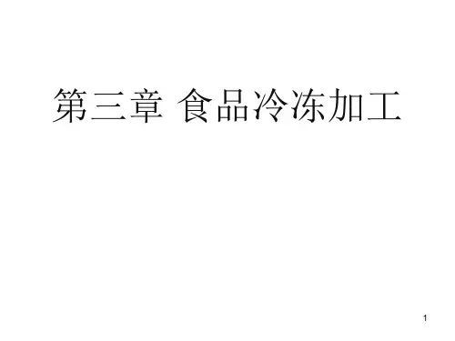 冷冻加工 PPT课件