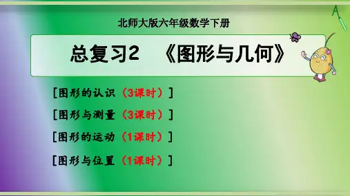 【最新整理】北师大版小学数学六年级下册总复习《图形与几何》优质课件
