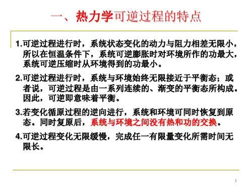 第1章可逆过程