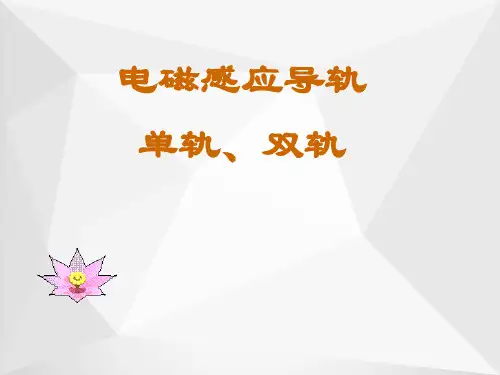 电磁感应导轨 单轨、双轨