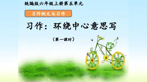 人教部编版语文六年级上册第五单元习作：围绕中心意思写课件(共14张PPT)