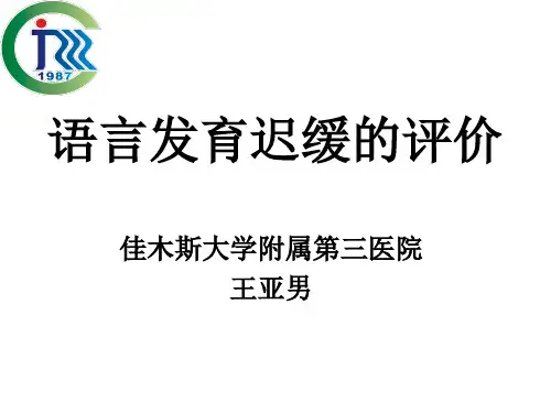 语言发育迟缓的评价
