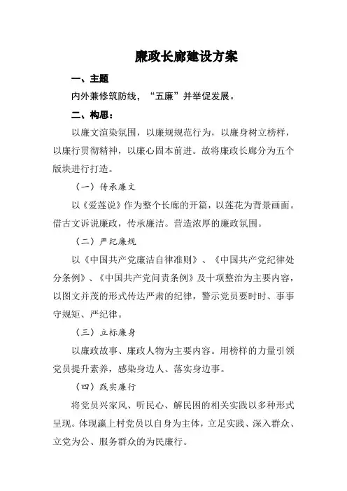 廉政文化