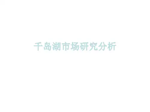 千岛湖高端市场研究(新2)