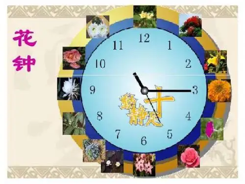 《花钟》PPT课件